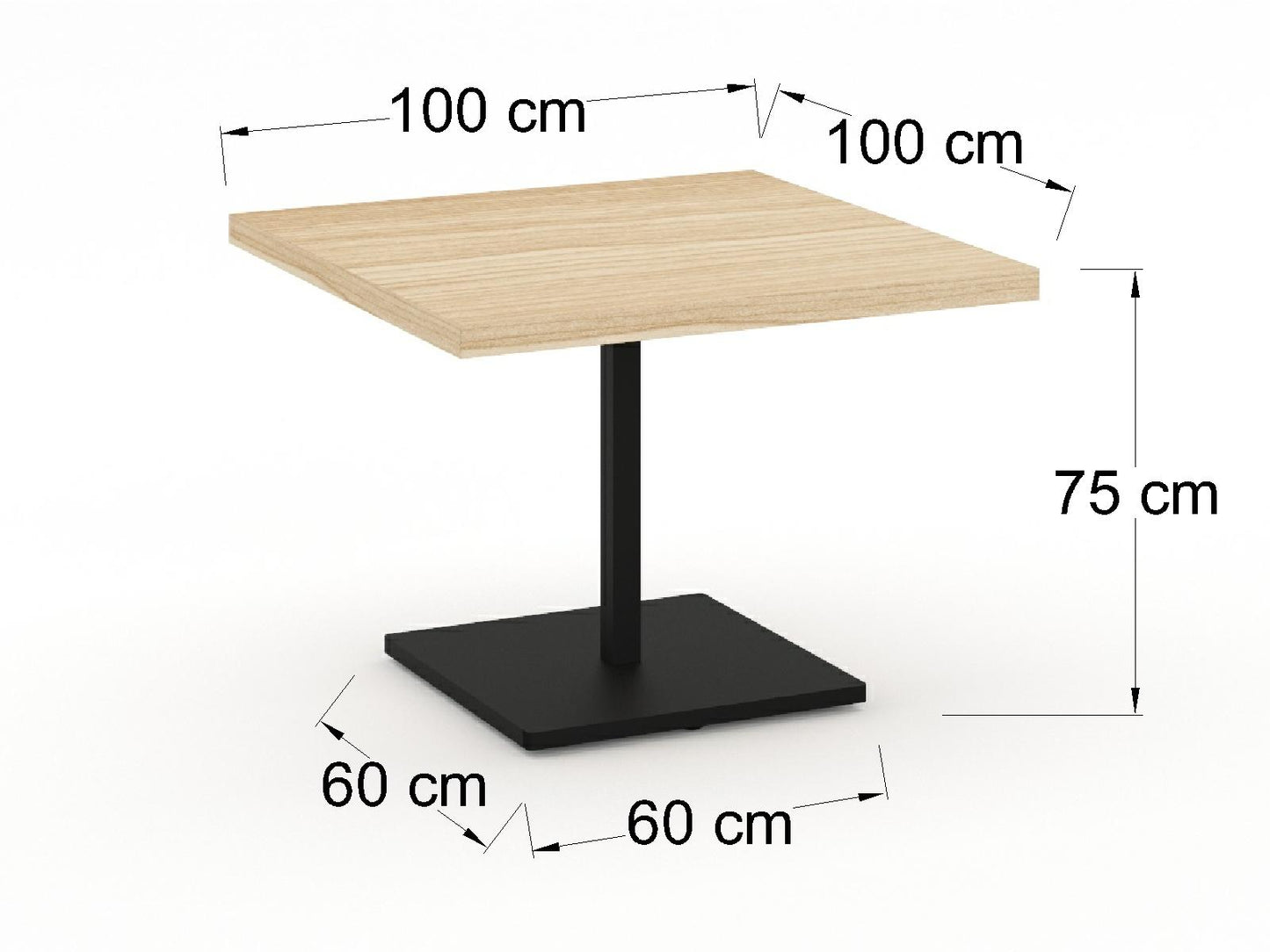 Mesa de Restaurante Chapa de Madera M17-01