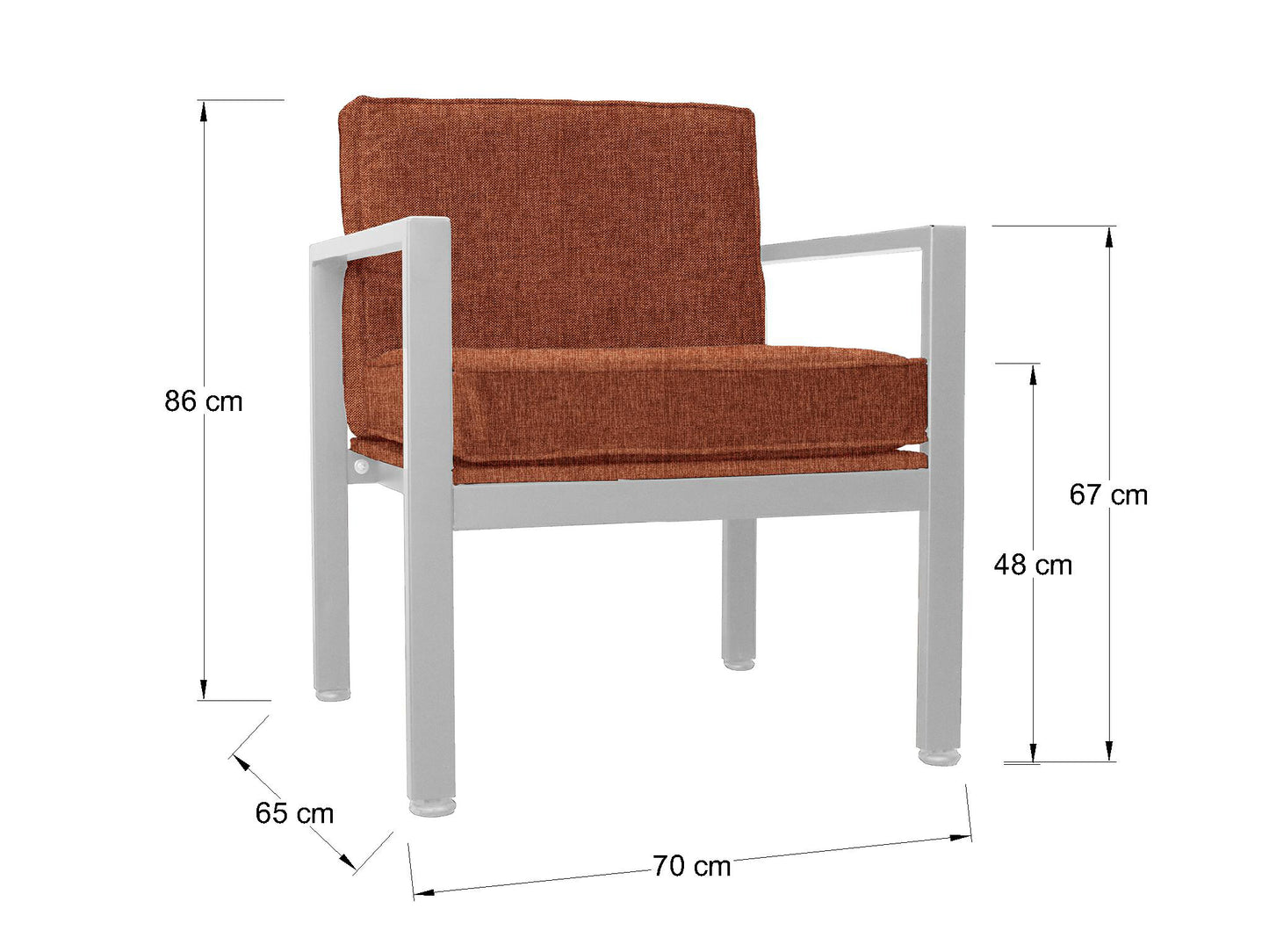 Sillón individual NUS1BRISB