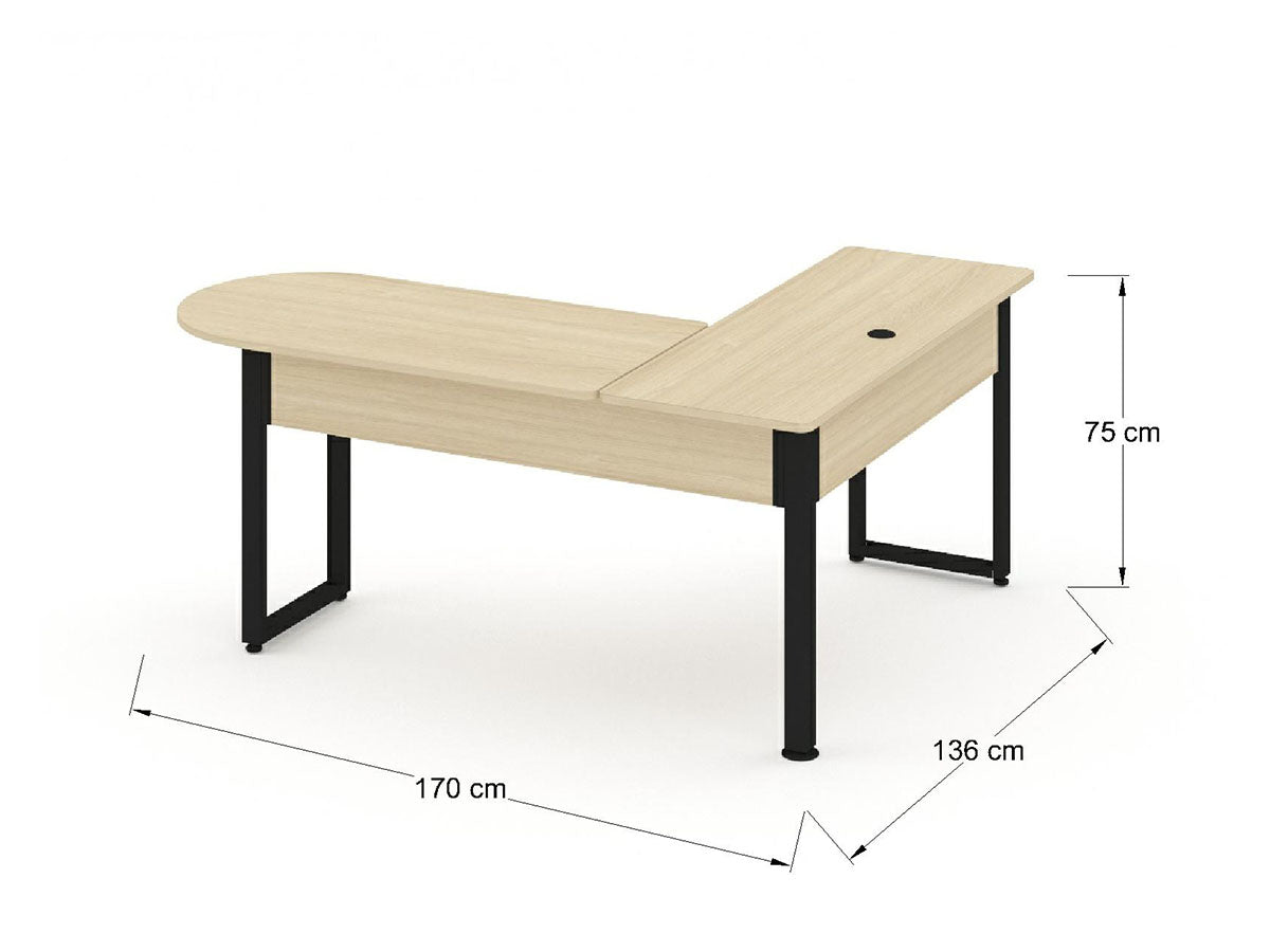 Escritorio con Lateral FPC17WH