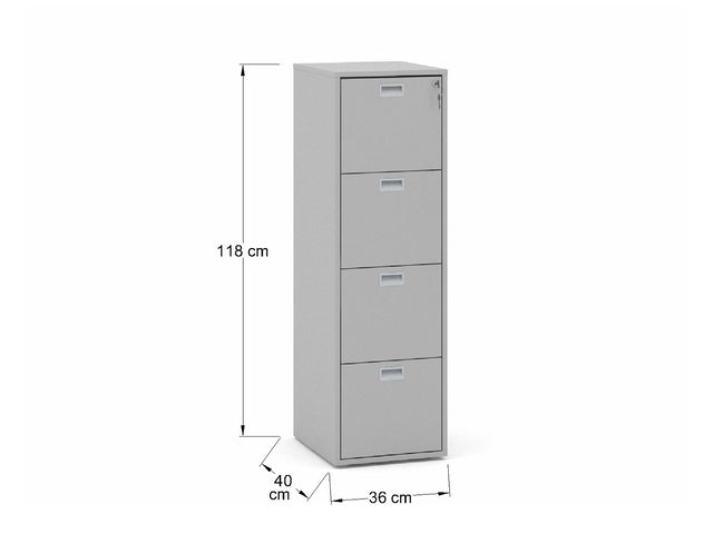 Archivero Vertical metálico AHOM4GR