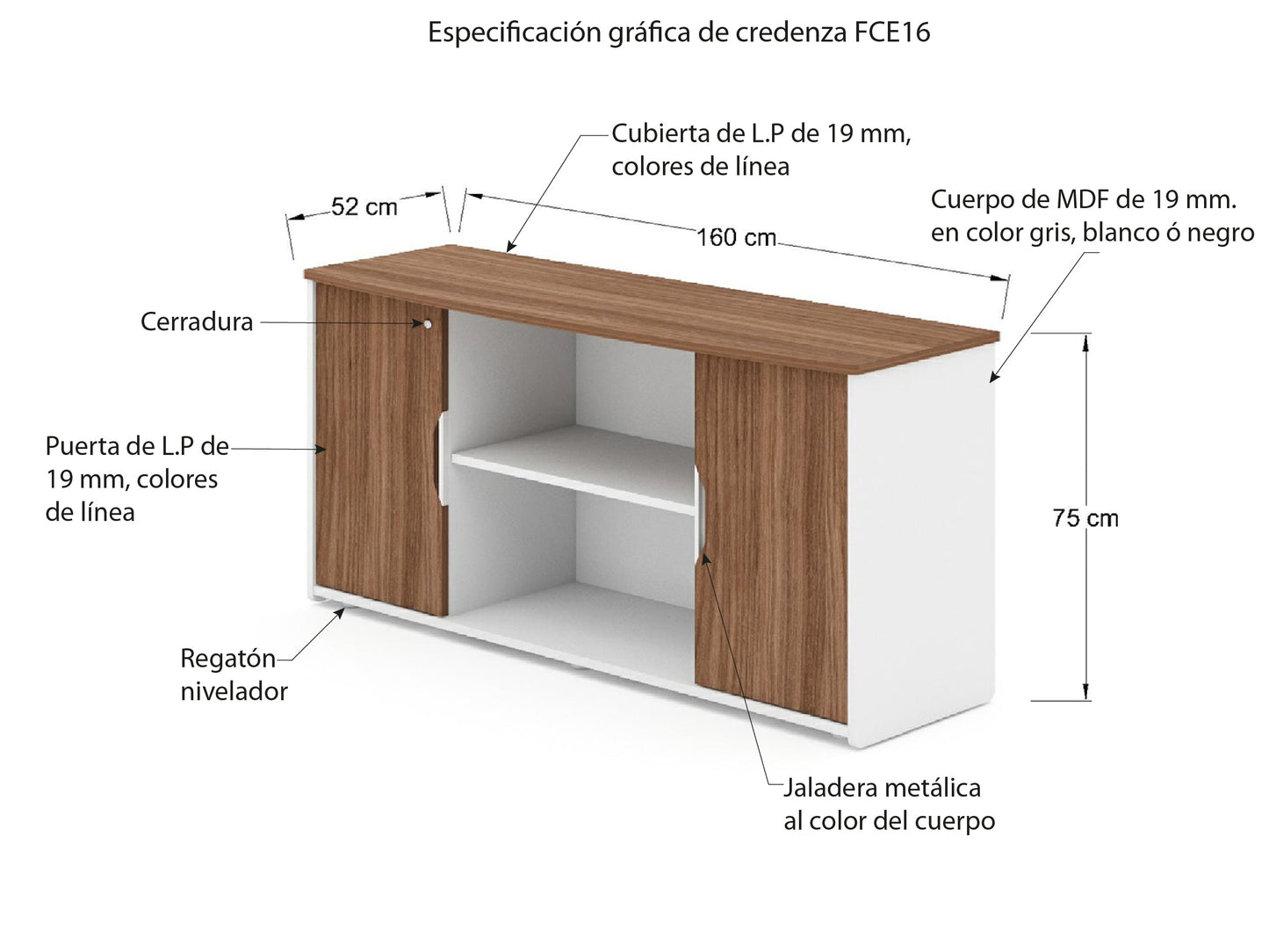 Credenza FCE16