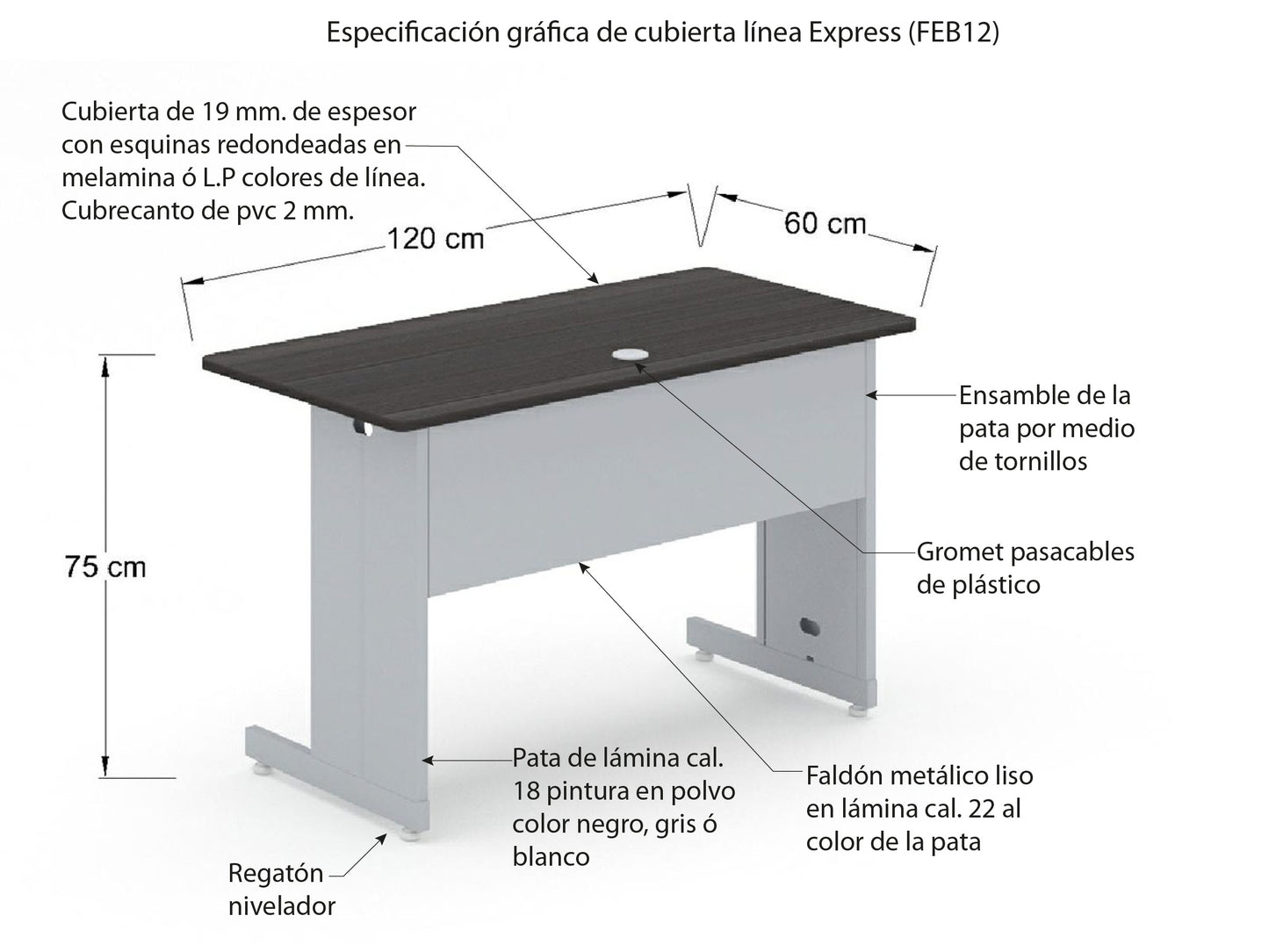 Escritorio individual FEB12