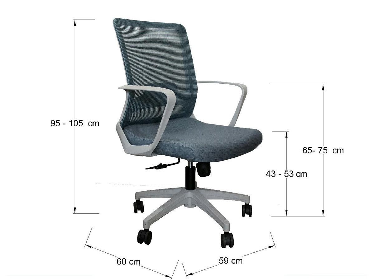 Silla Ejecutiva Aura Gris