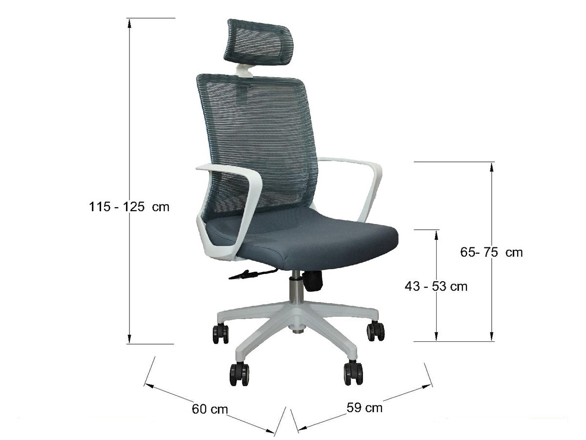 Silla Directiva Aura Blanca