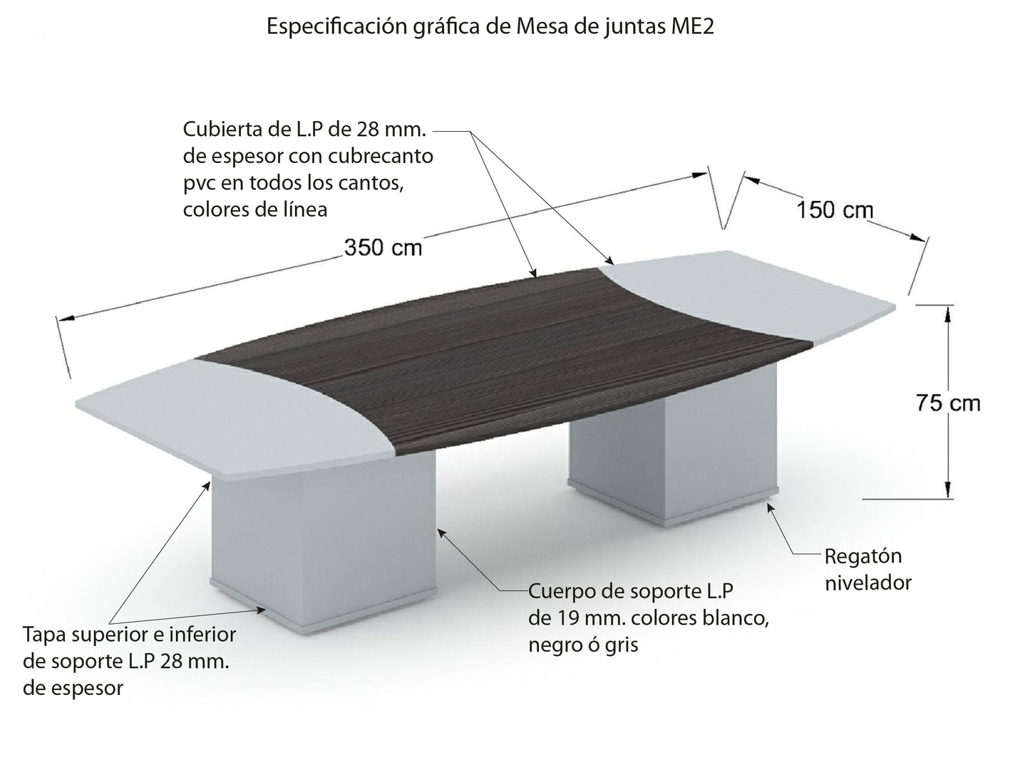 Mesa de juntas ME2
