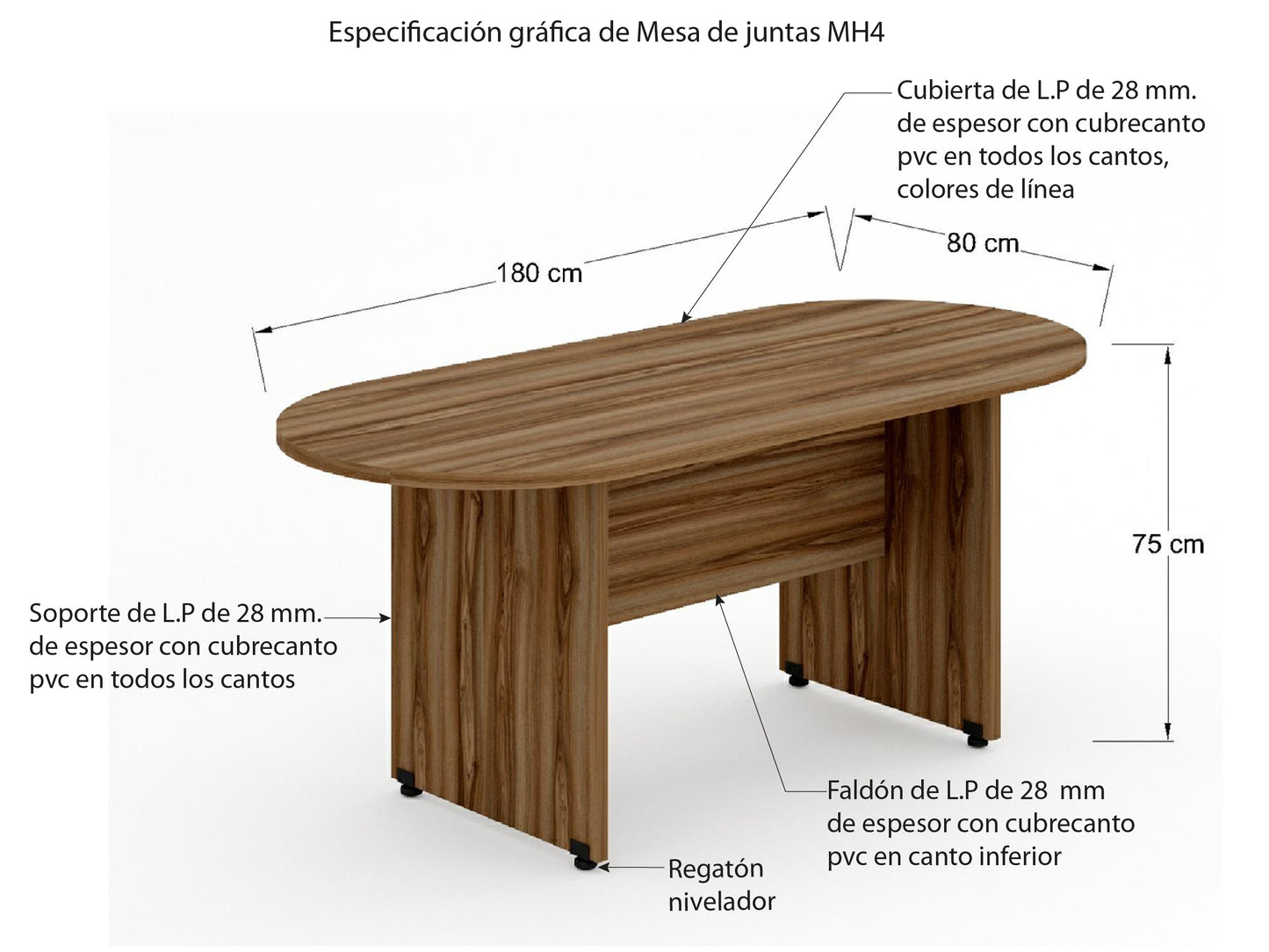 Mesa de juntas MH4