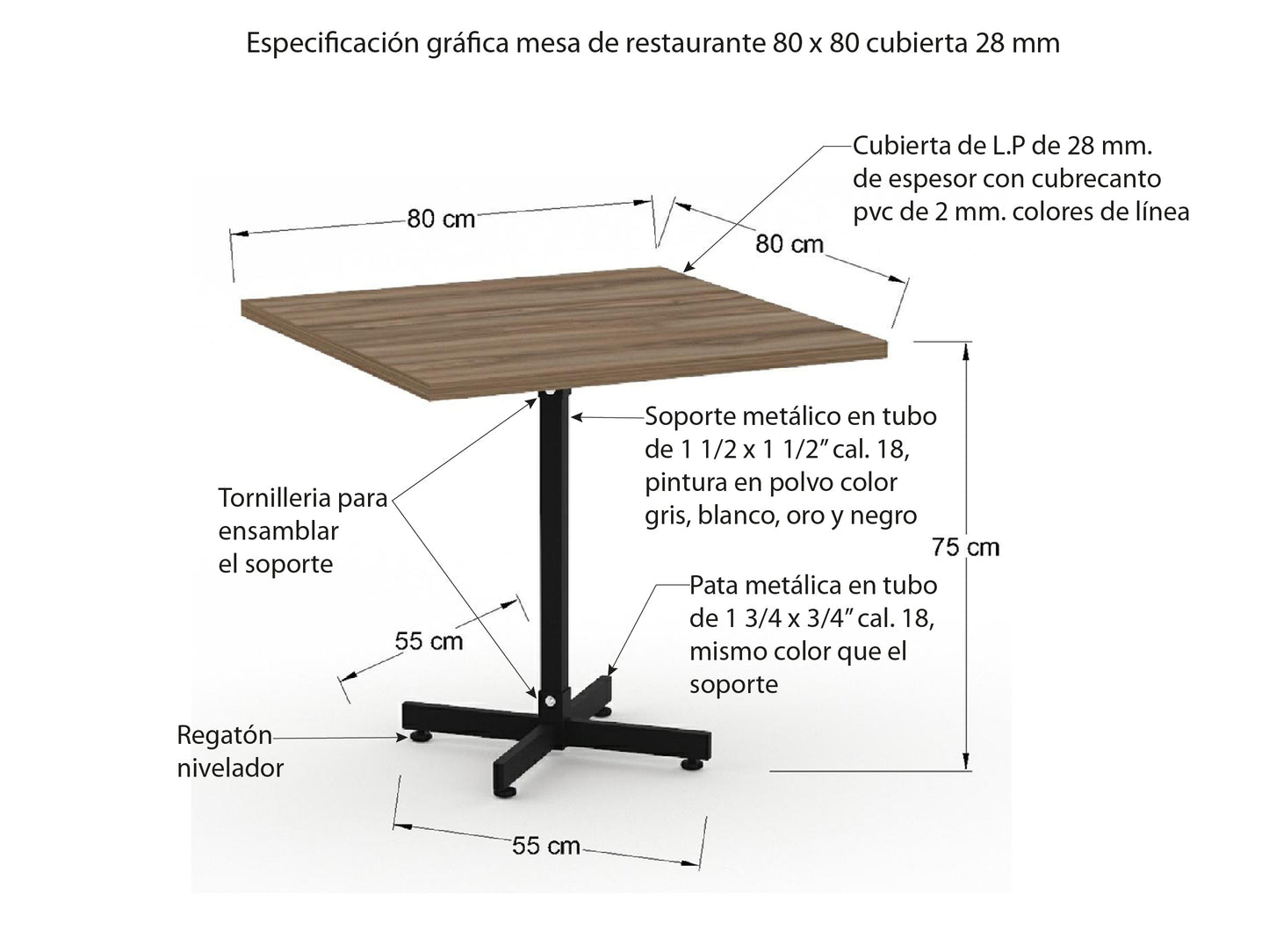 Mesa de Restaurante MR14-03