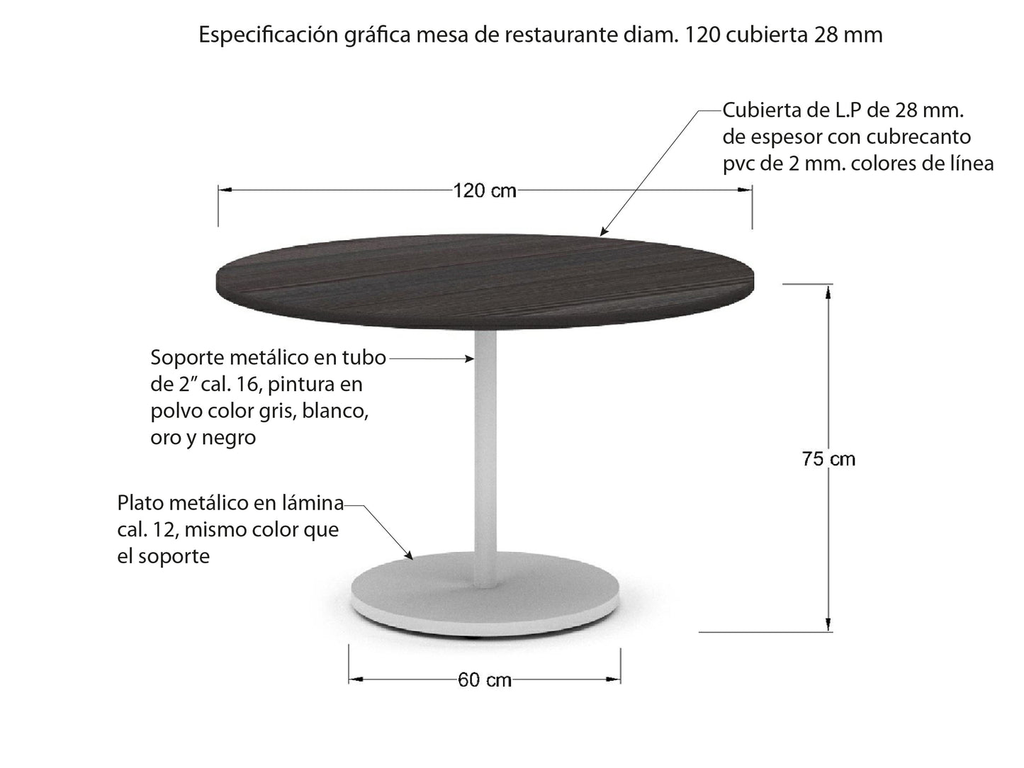 Mesa de Restaurante MR13-01