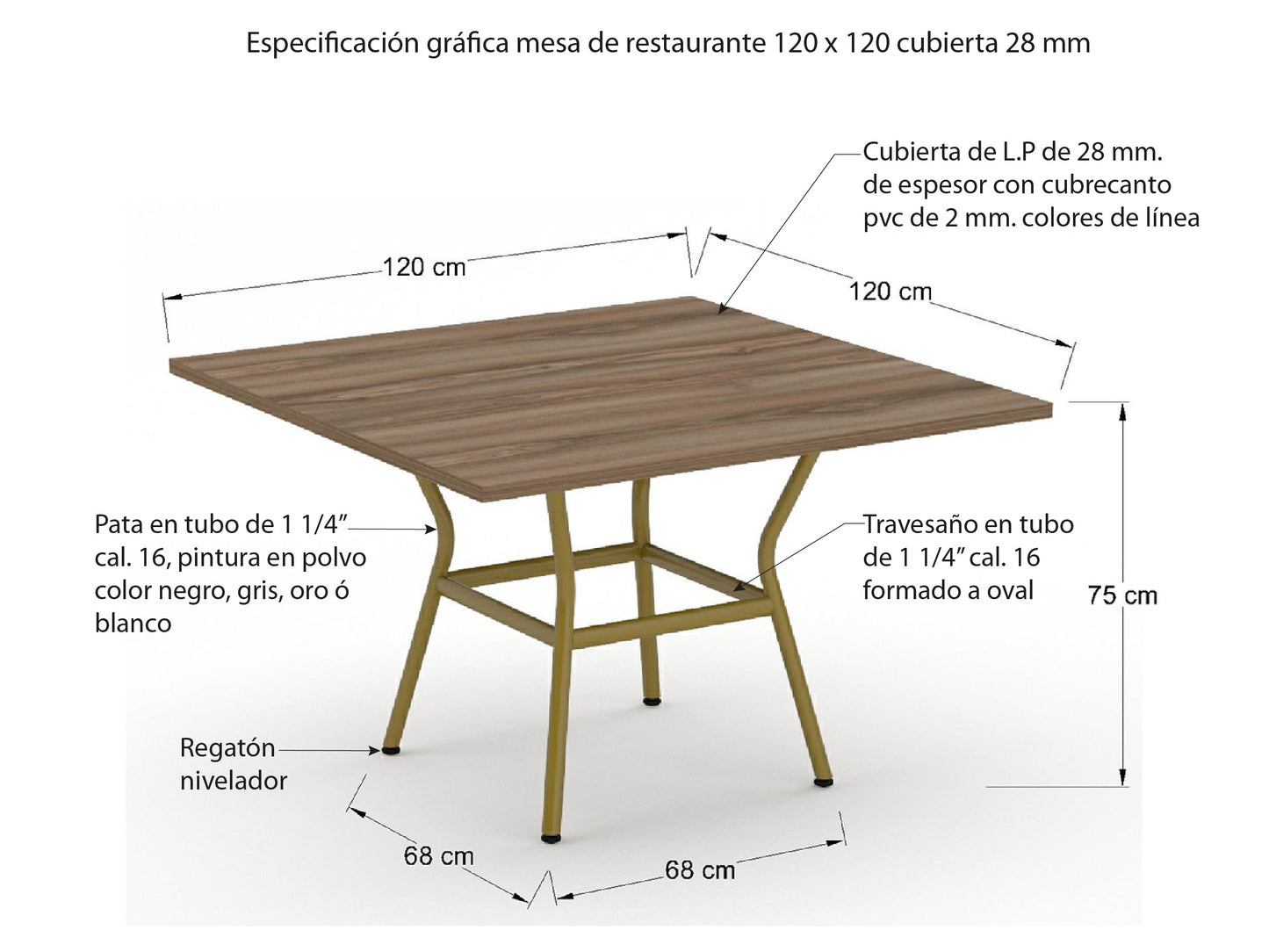 Mesa de Restaurante M15-01