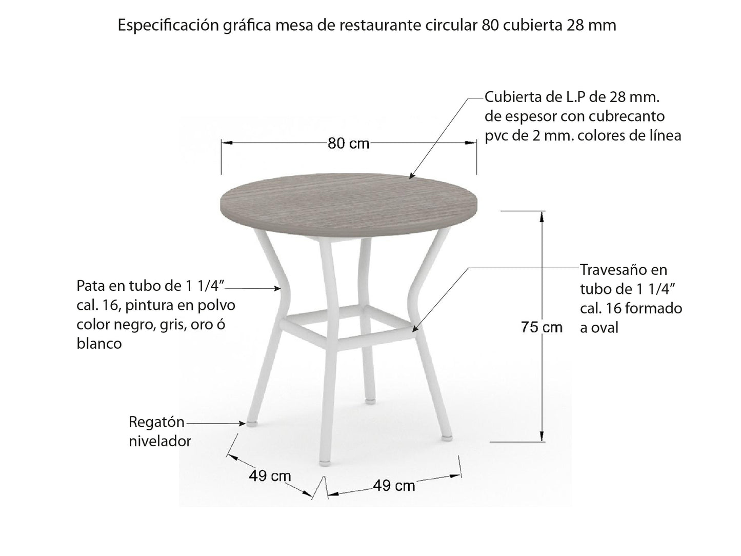 Mesa de Restaurante M15-06