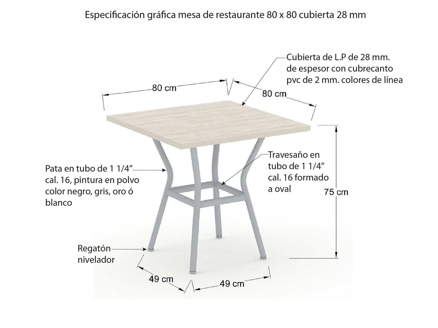 Mesa de Restaurante M15-03
