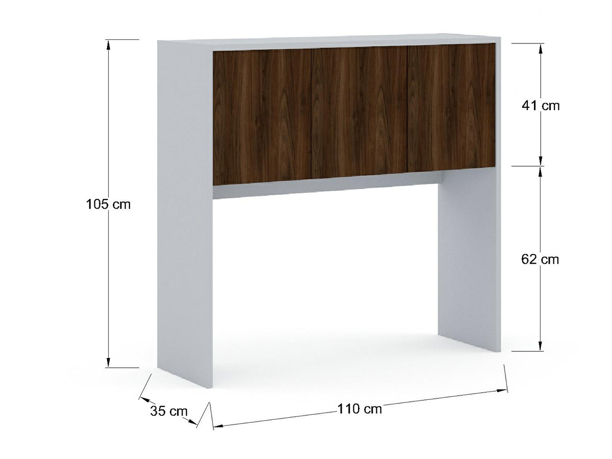 Librero sobre Credenza LBR1035