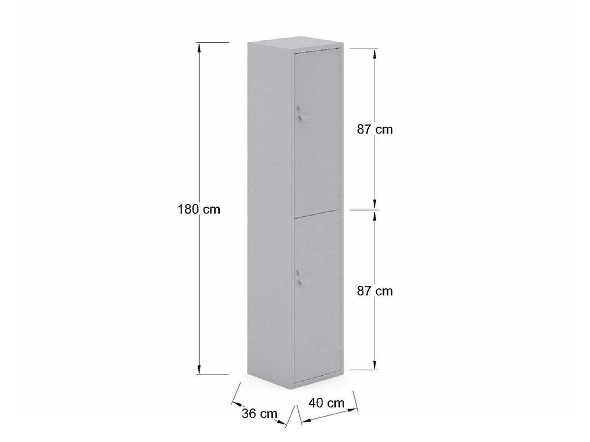 Locker en Metálico LCK2PP