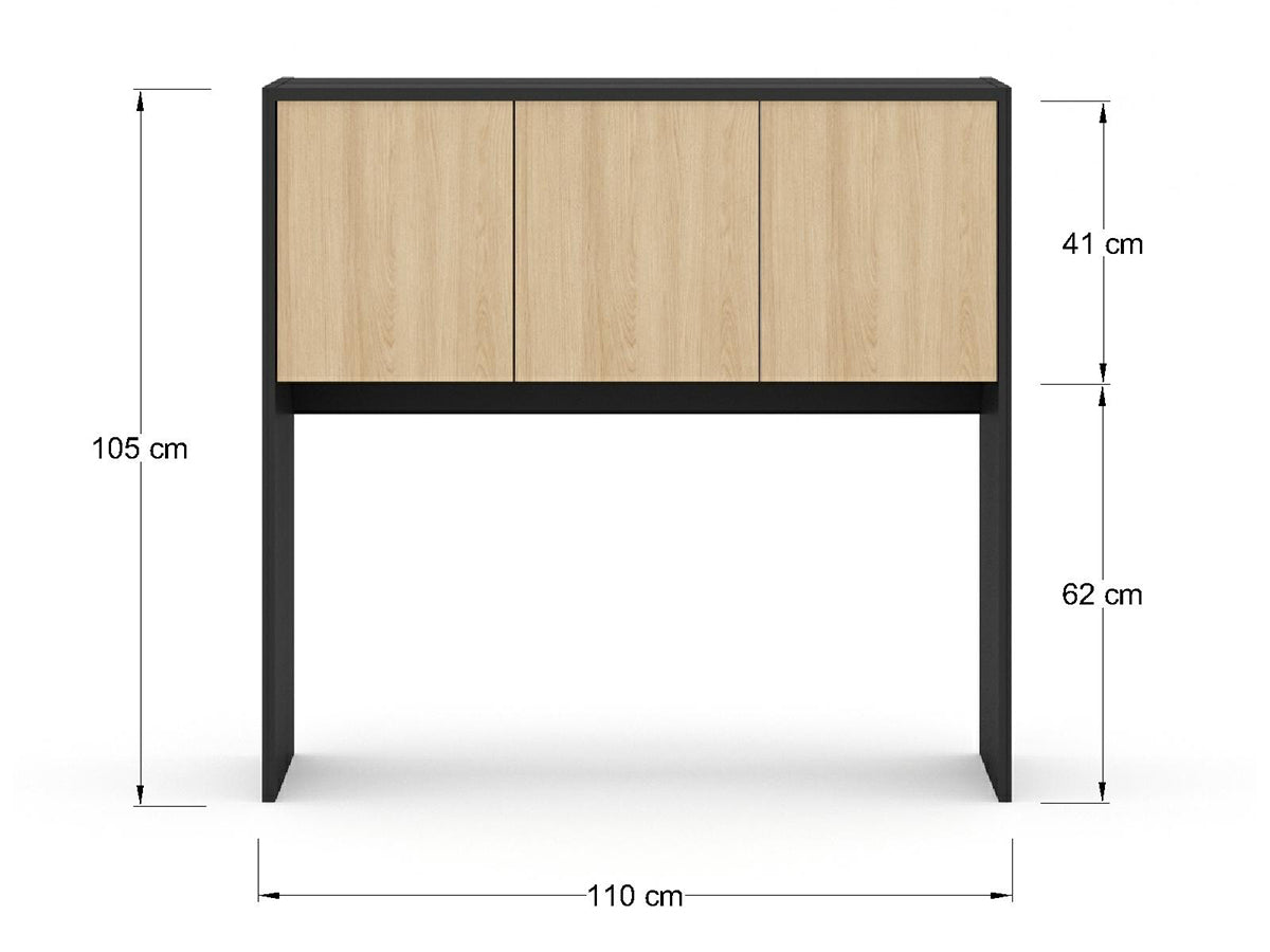 Librero sobre Credenza LBR1035