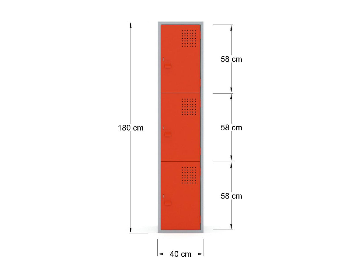 Locker en Metálico LCK3PP-C