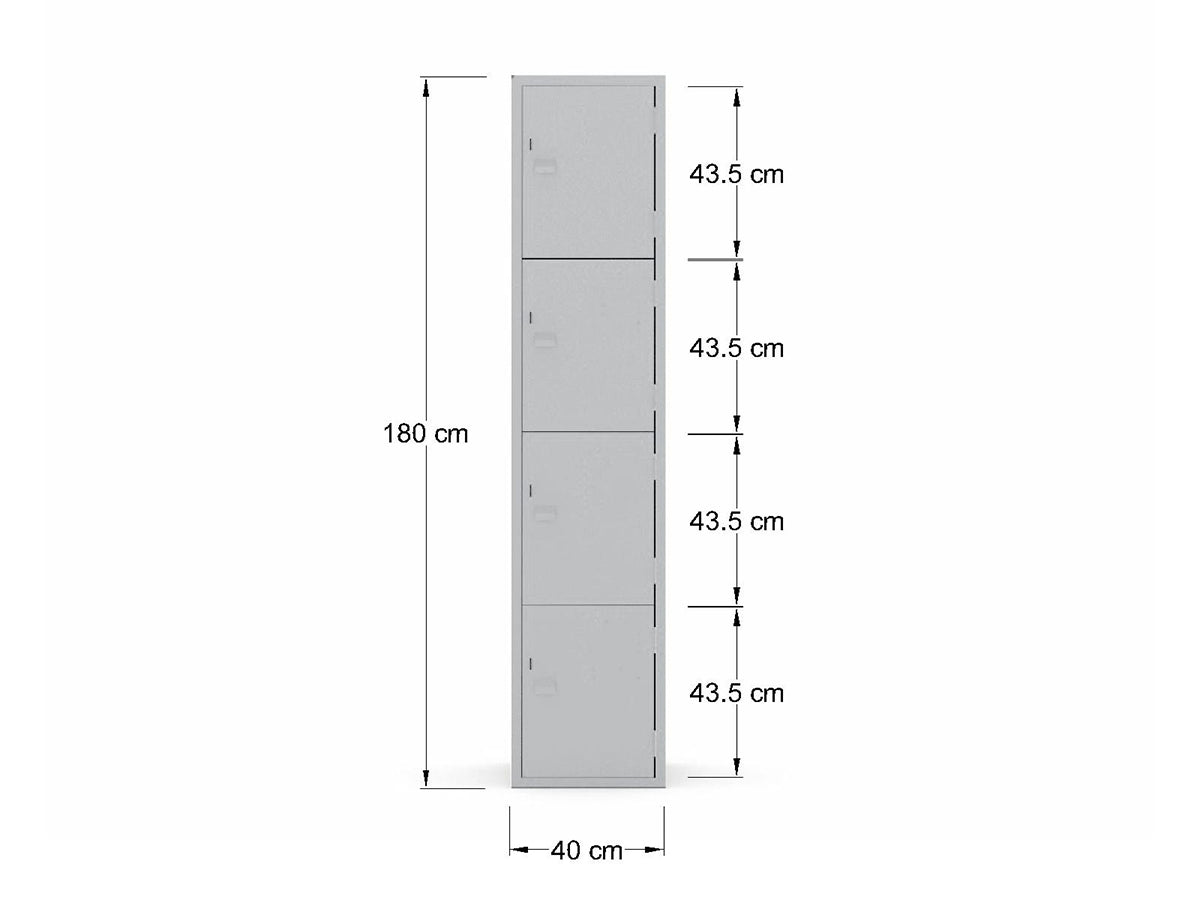 Locker en Metálico LCK4PP