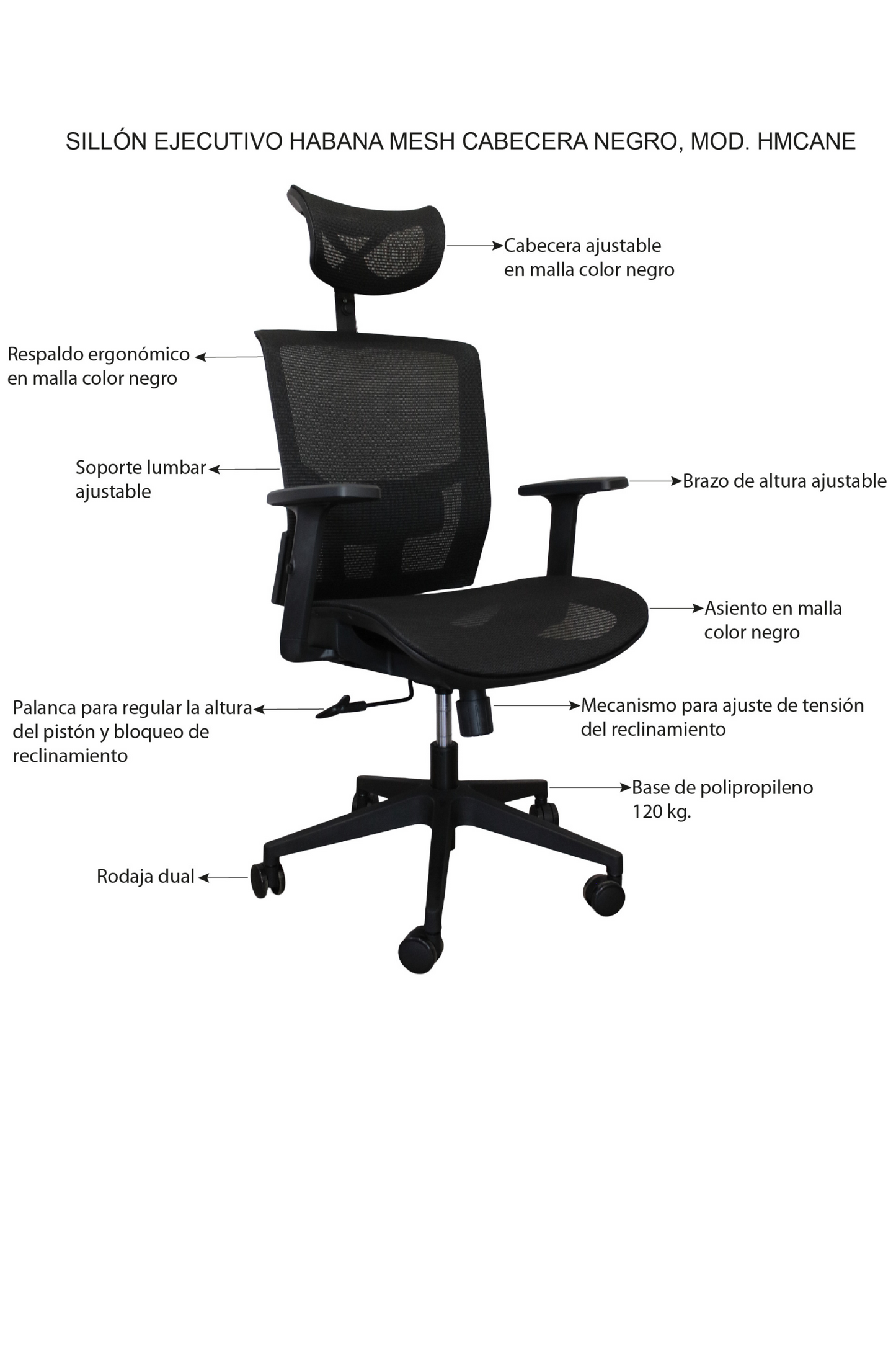 Silla Directiva HMCANE