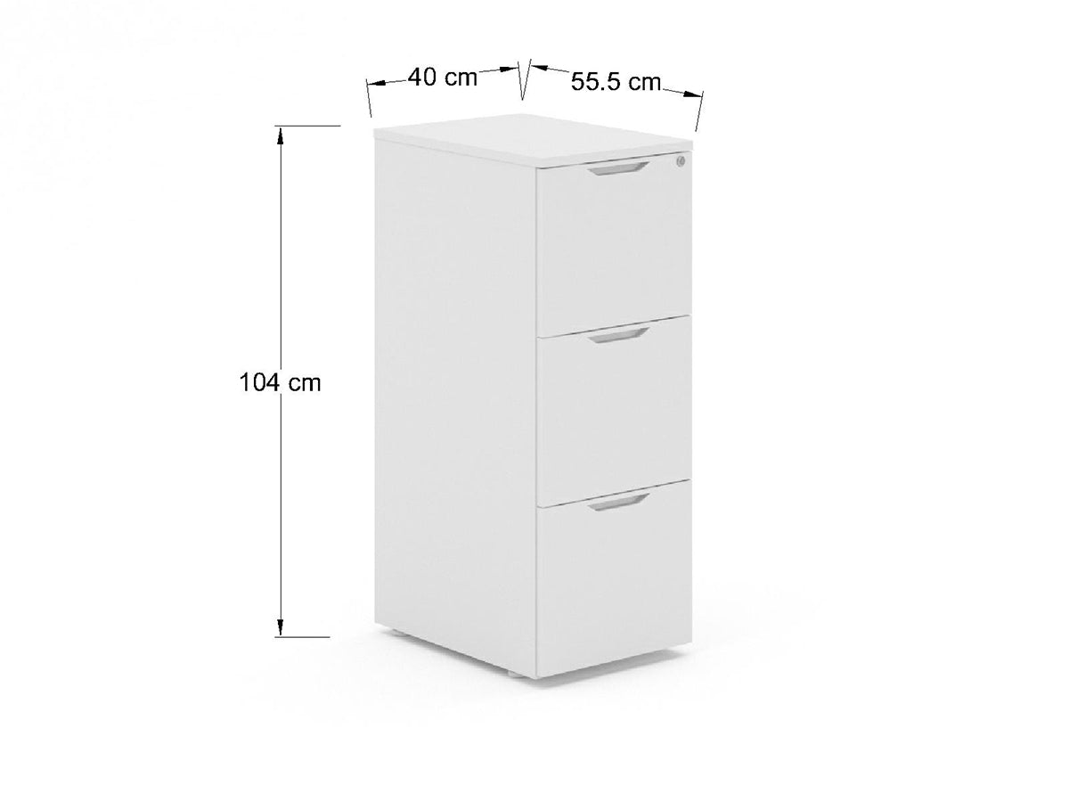 Archivero Vertical de 3 cajones AVMD3