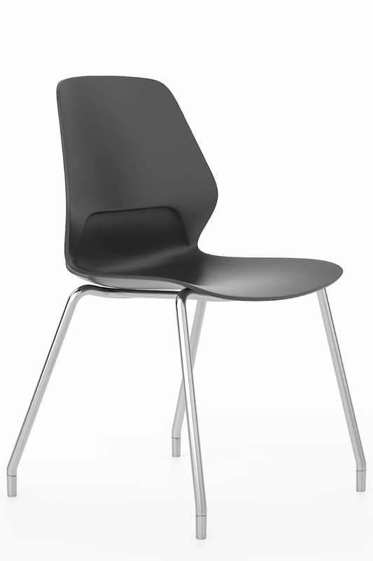 Silla de visita S4KOL-BL