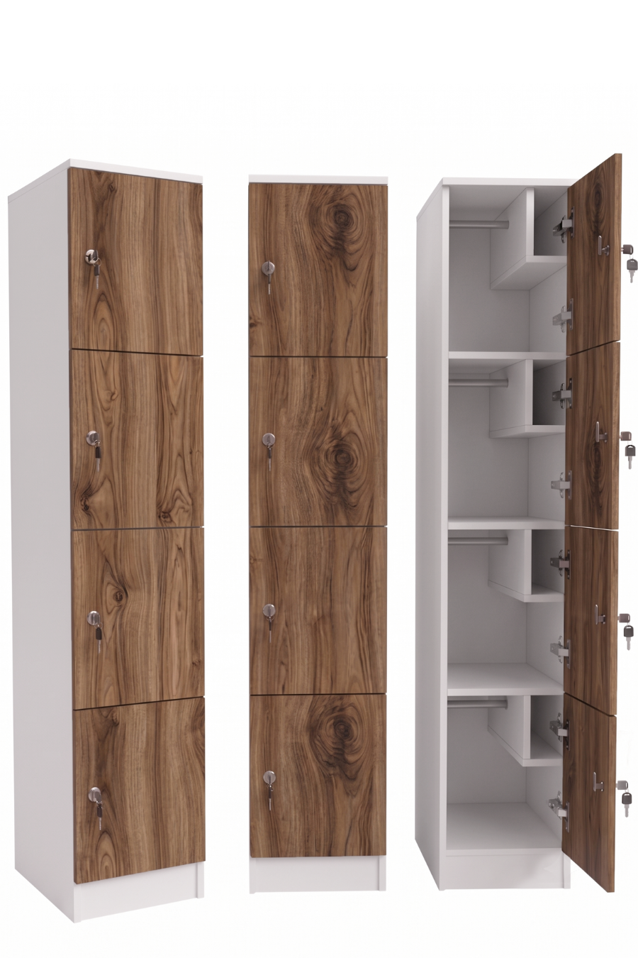 Locker 4 puertas en MDF LCK4HB‐B