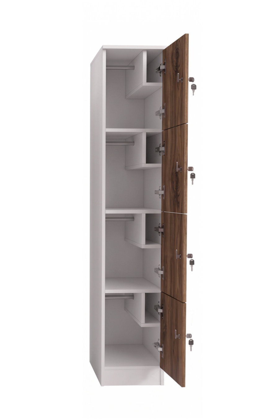 Locker 4 puertas en MDF LCK4HB‐B