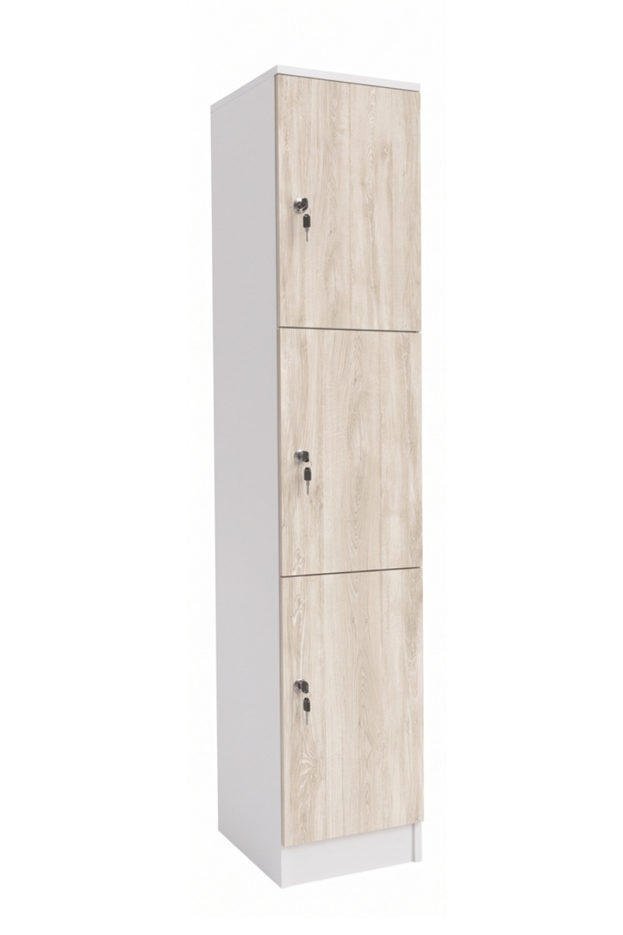 Locker 3 puertas en MDF LCK3HB‐B