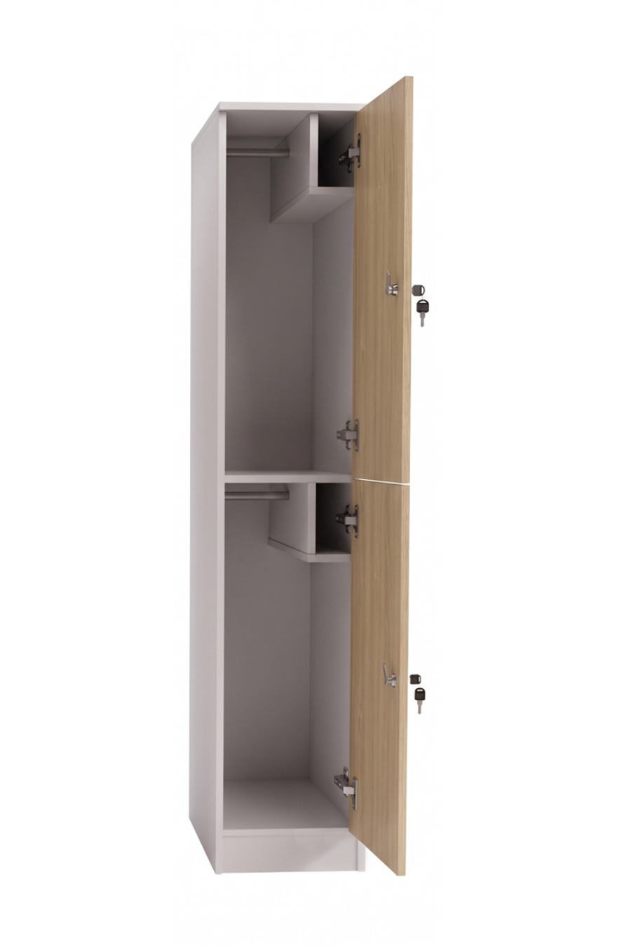 Locker 2 puertas en MDF LCK2HB‐B