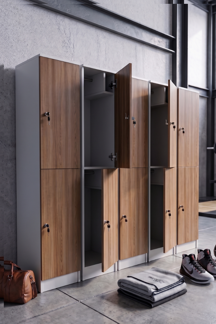 Locker 2 puertas en MDF LCK2HB‐B