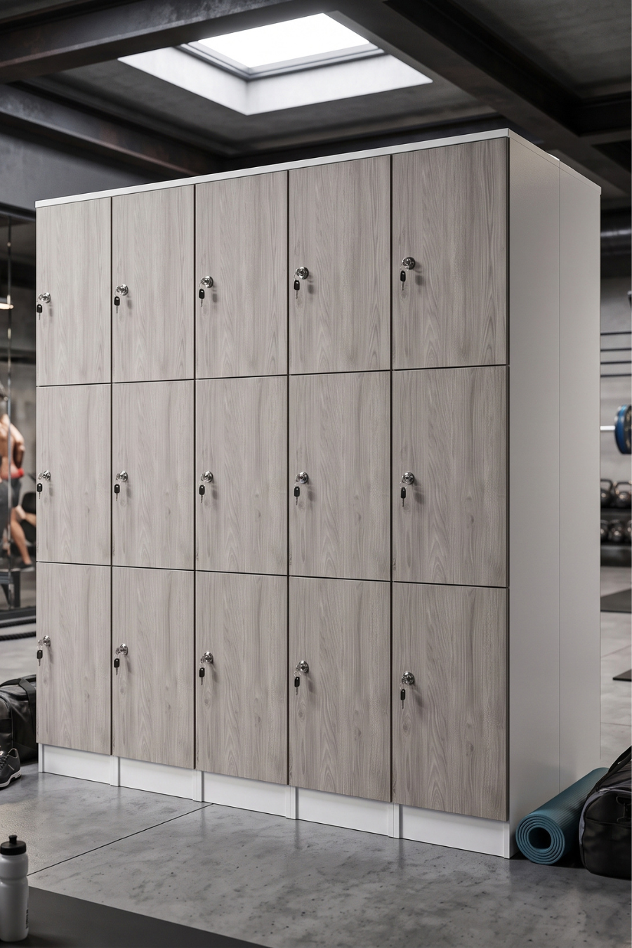 Locker 3 puertas en MDF LCK3HB‐B