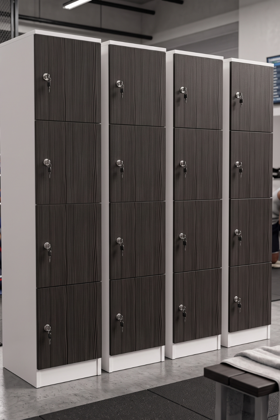 Locker 2 puertas en MDF LCK2HB‐B