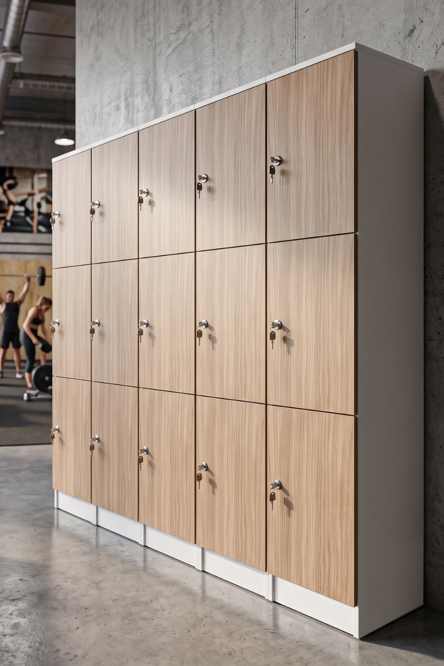 Locker 3 puertas en MDF LCK3HB‐B