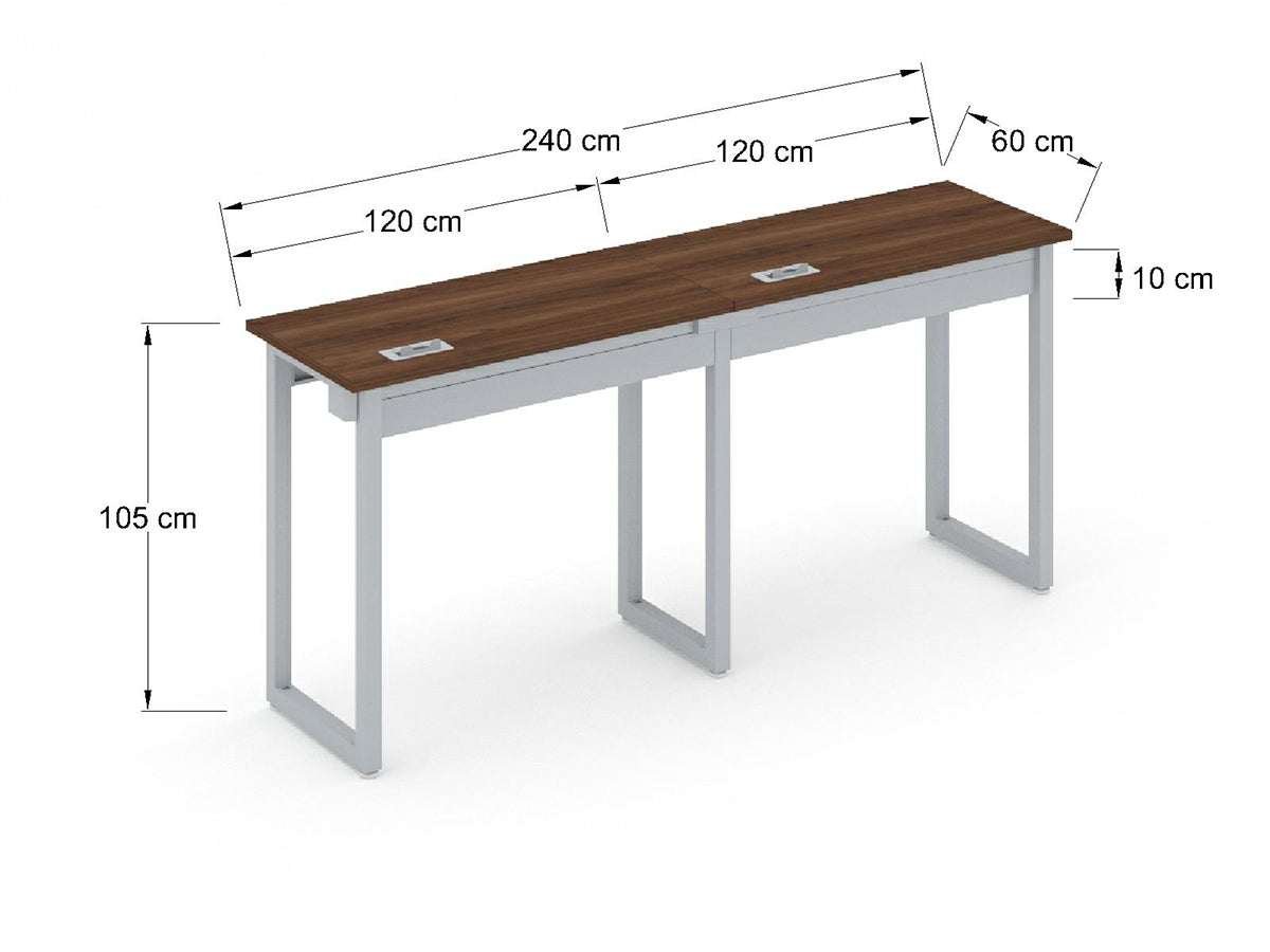 Escritorio doble Alto EAMTR24