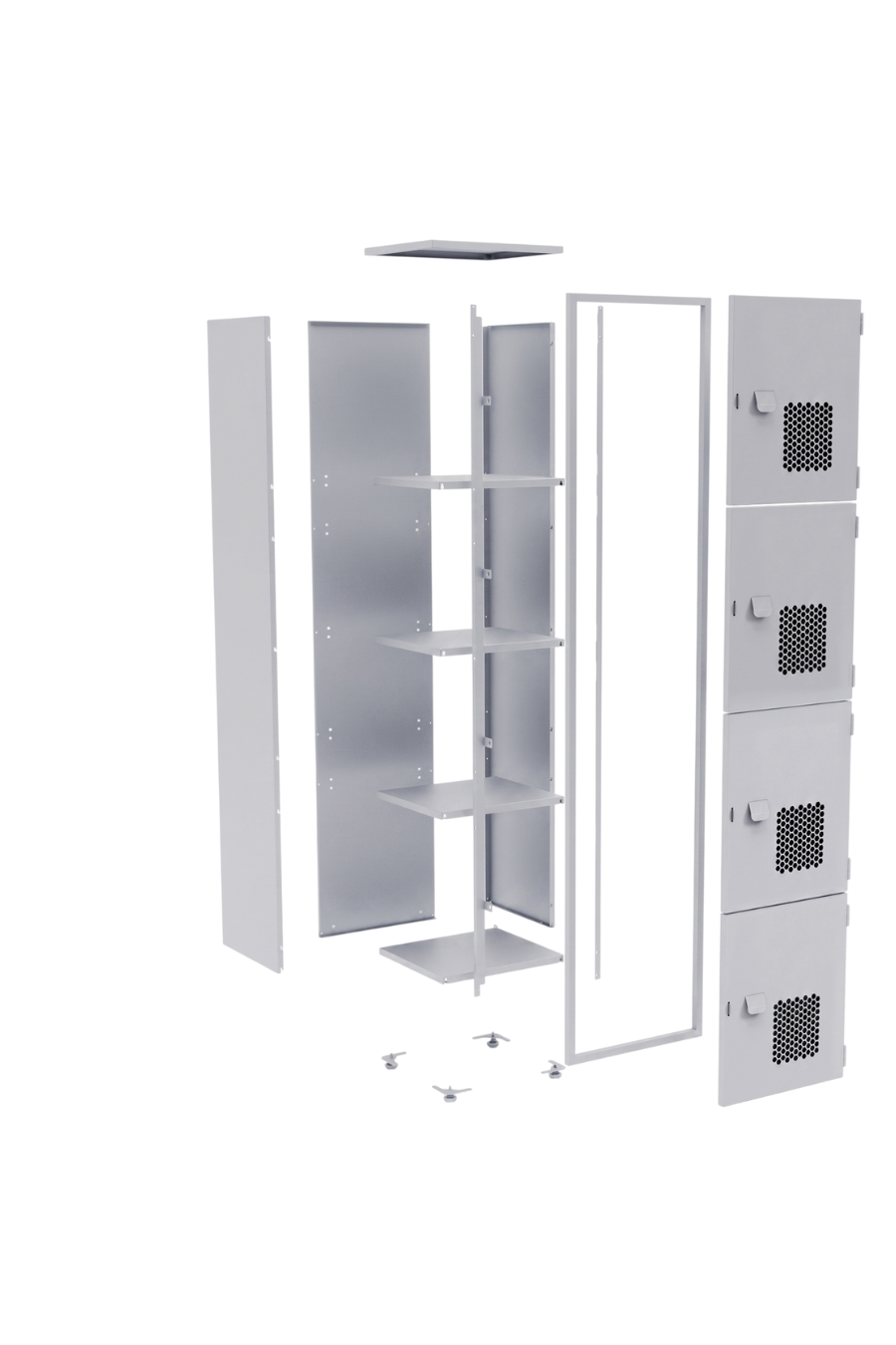 Locker Metálico con Rejilla LCK3PRR