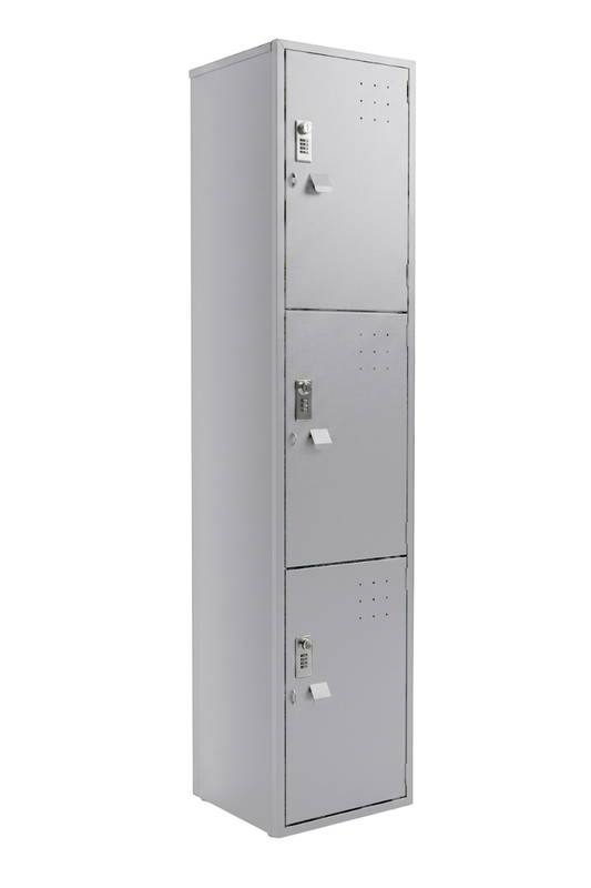 Locker Metálico 3 Puerta LCK3PR  (Línea Pro)