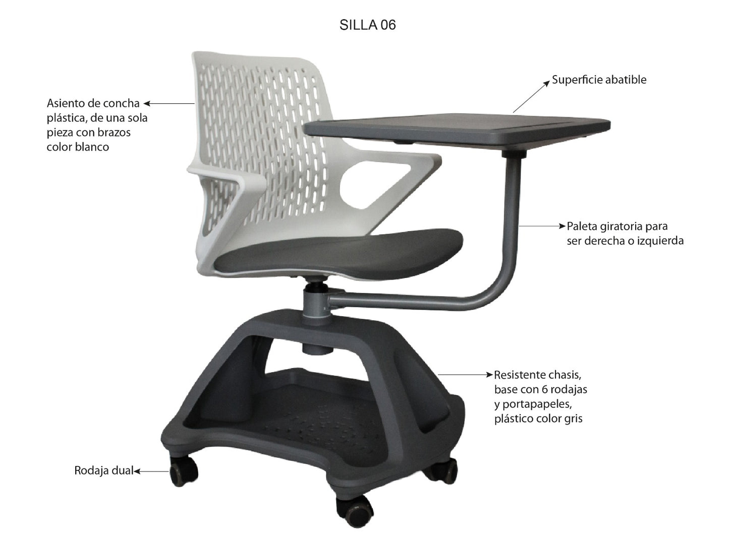 Silla de Capacitación SMART-BL