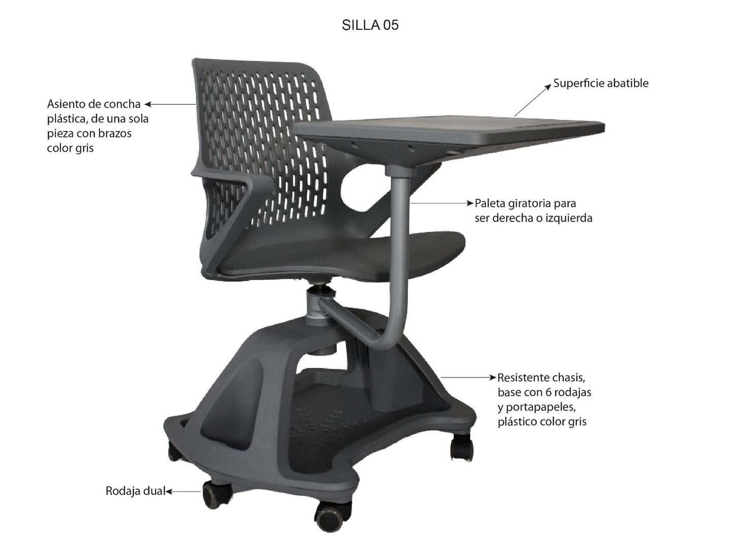 Silla para Capacitación SMART-GR