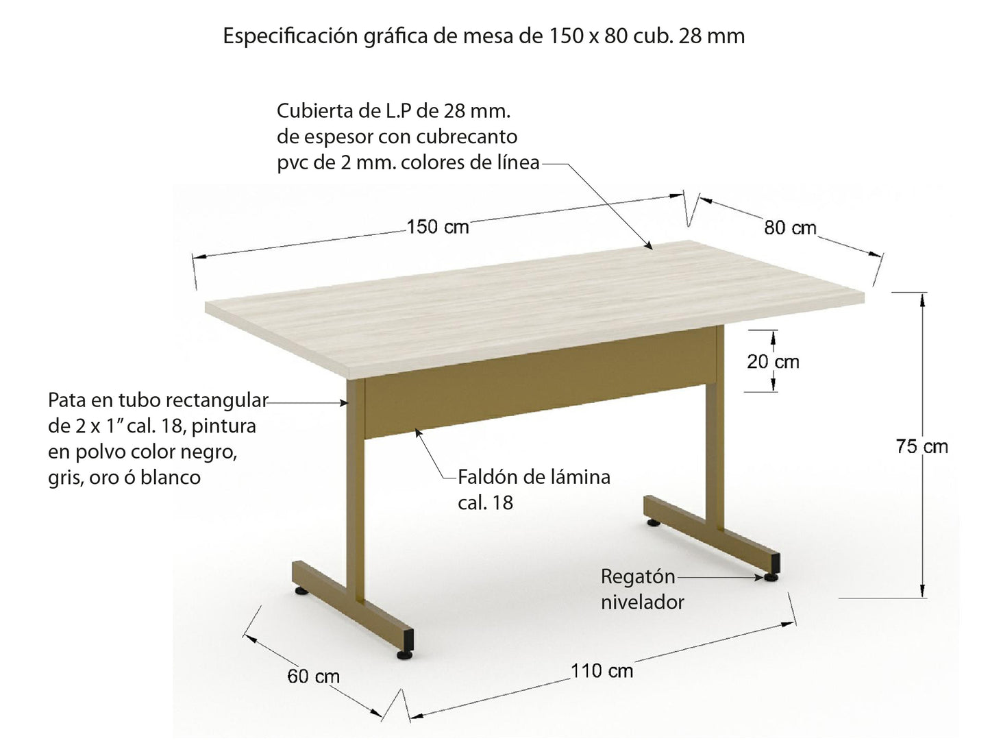 Mesa de Restaurante M15-13