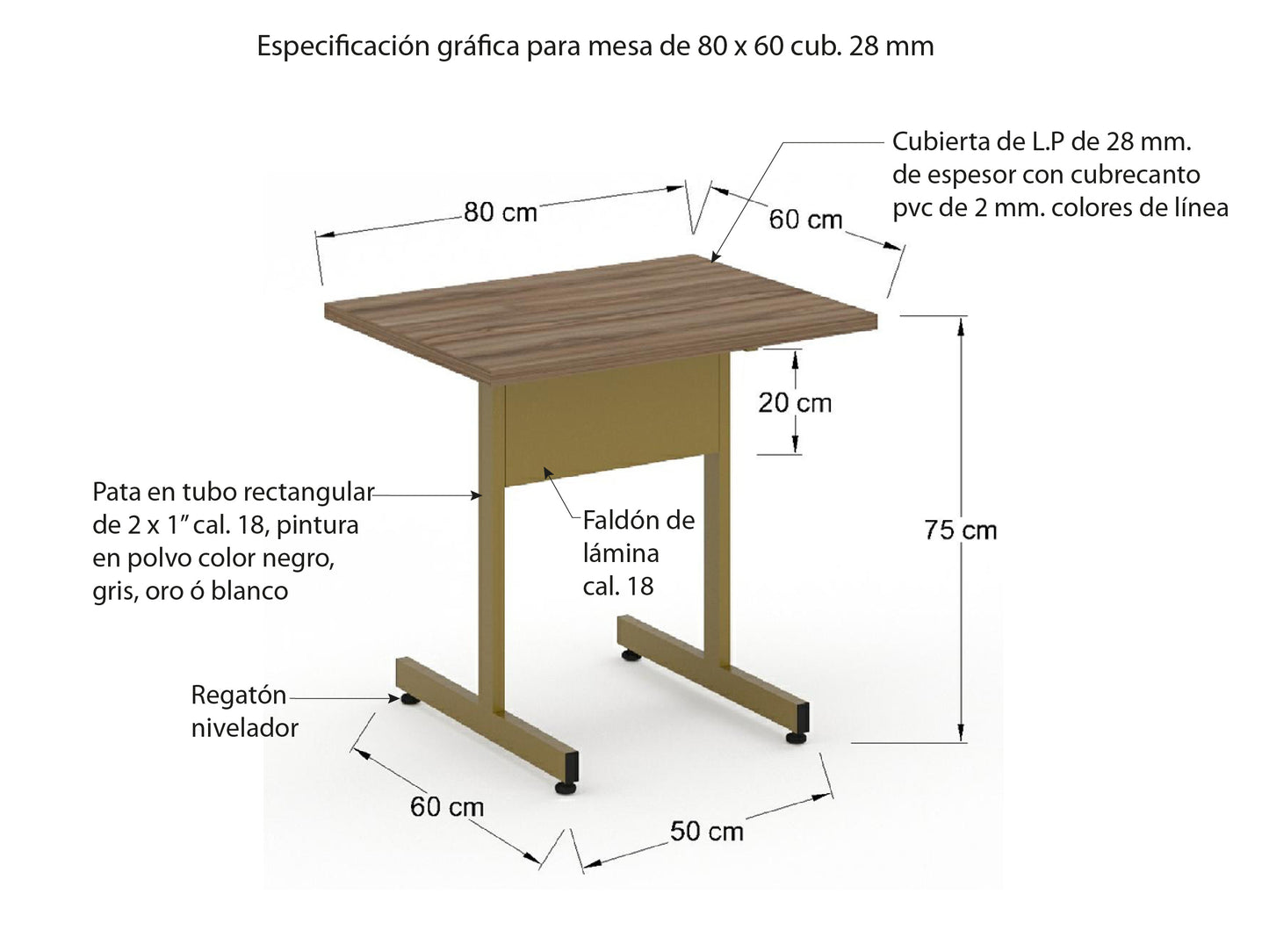 Mesa de Restaurante M15-07