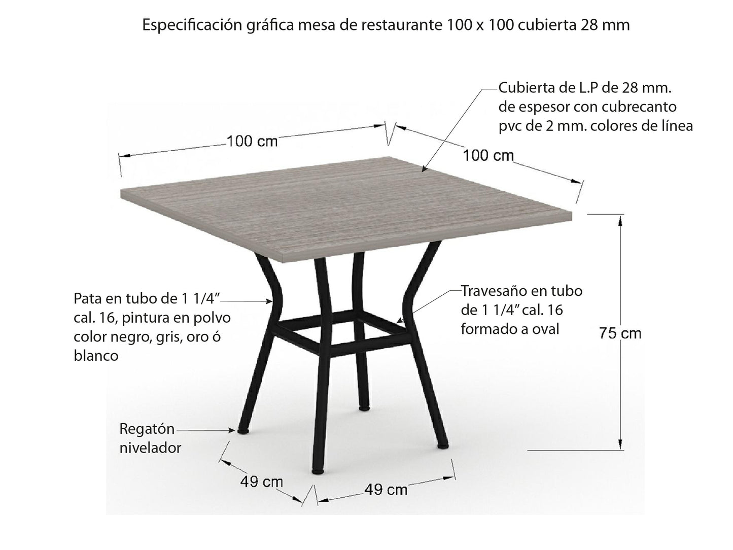 Mesa de Restaurante M15-02