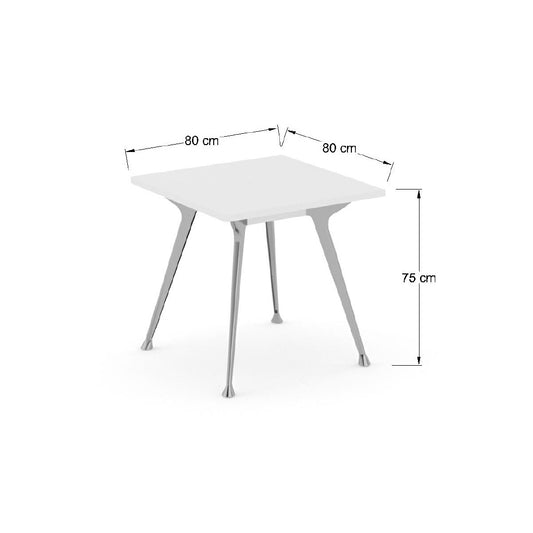 MESA DE JUNTAS CUADRADA SOMC80